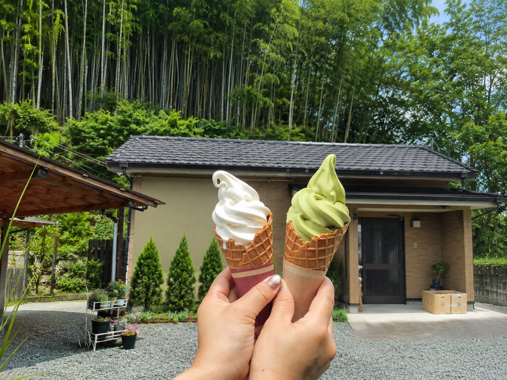 八多喜店で味わう、抹茶スイーツ
